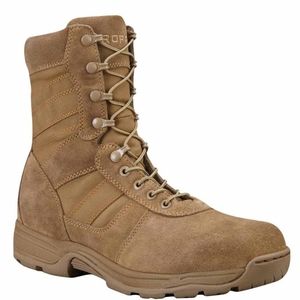Propper 100 series F4519 coyote tan suede leather military combat utility boots